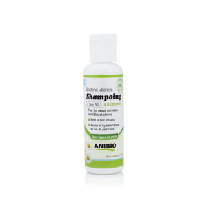 Shampoing bio pour chien et chat aux sels minéraux de la mer Morte (50 ml) - Anibio