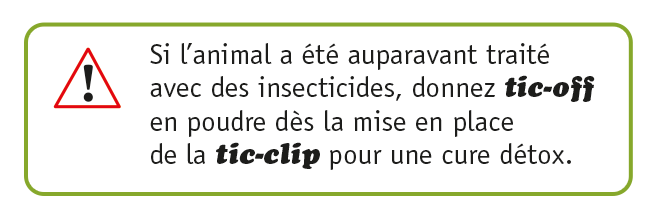 Informations sur l'utilisation de tic-clip